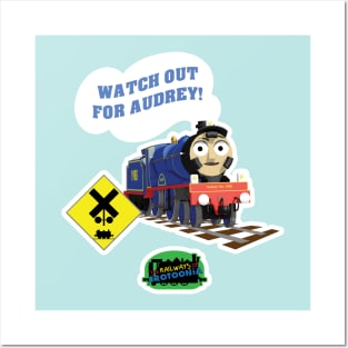 "Watch Out for Audrey!" - The Railways of Crotoonia Posters and Art